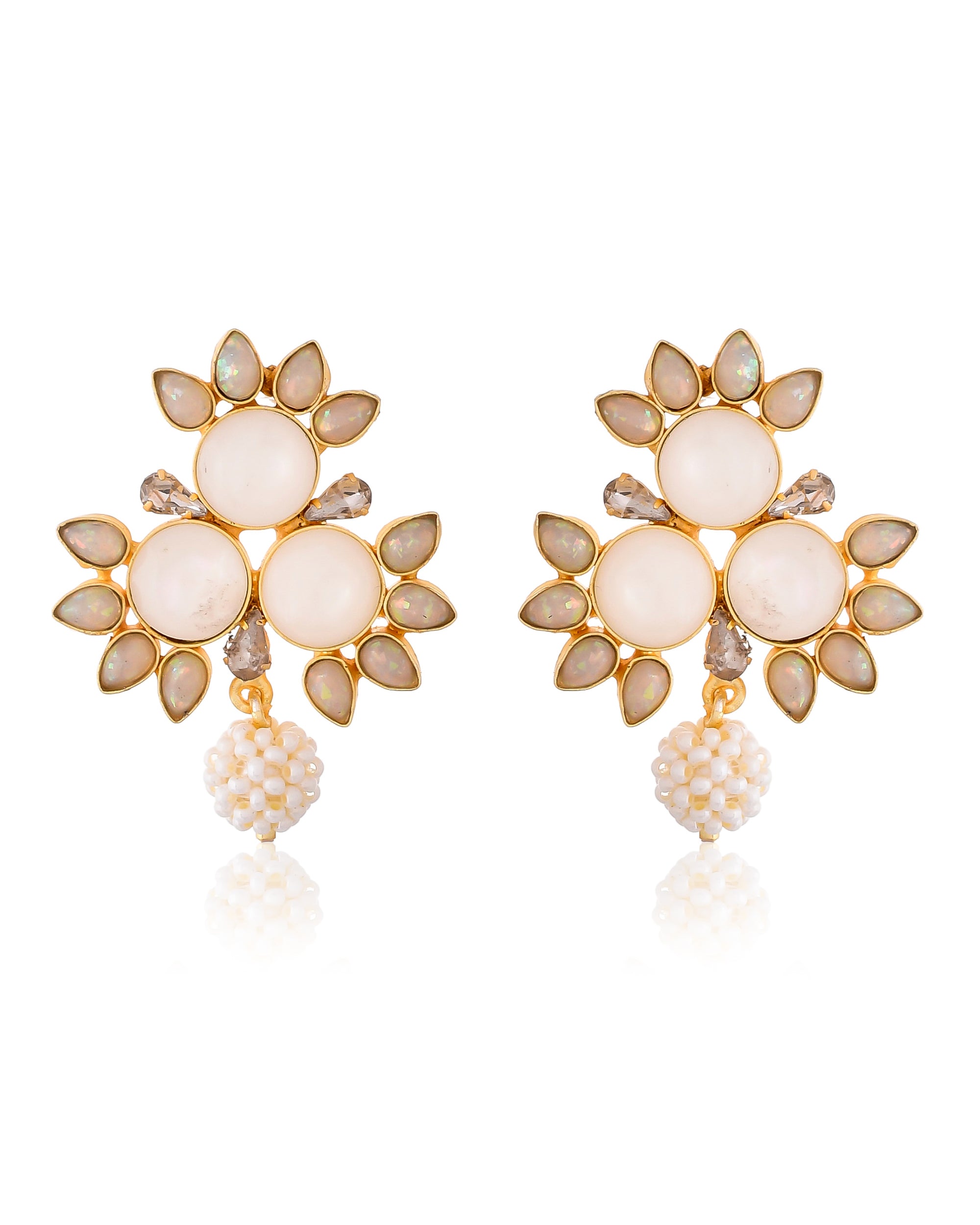 ANDI PEARL OPAL STUDS